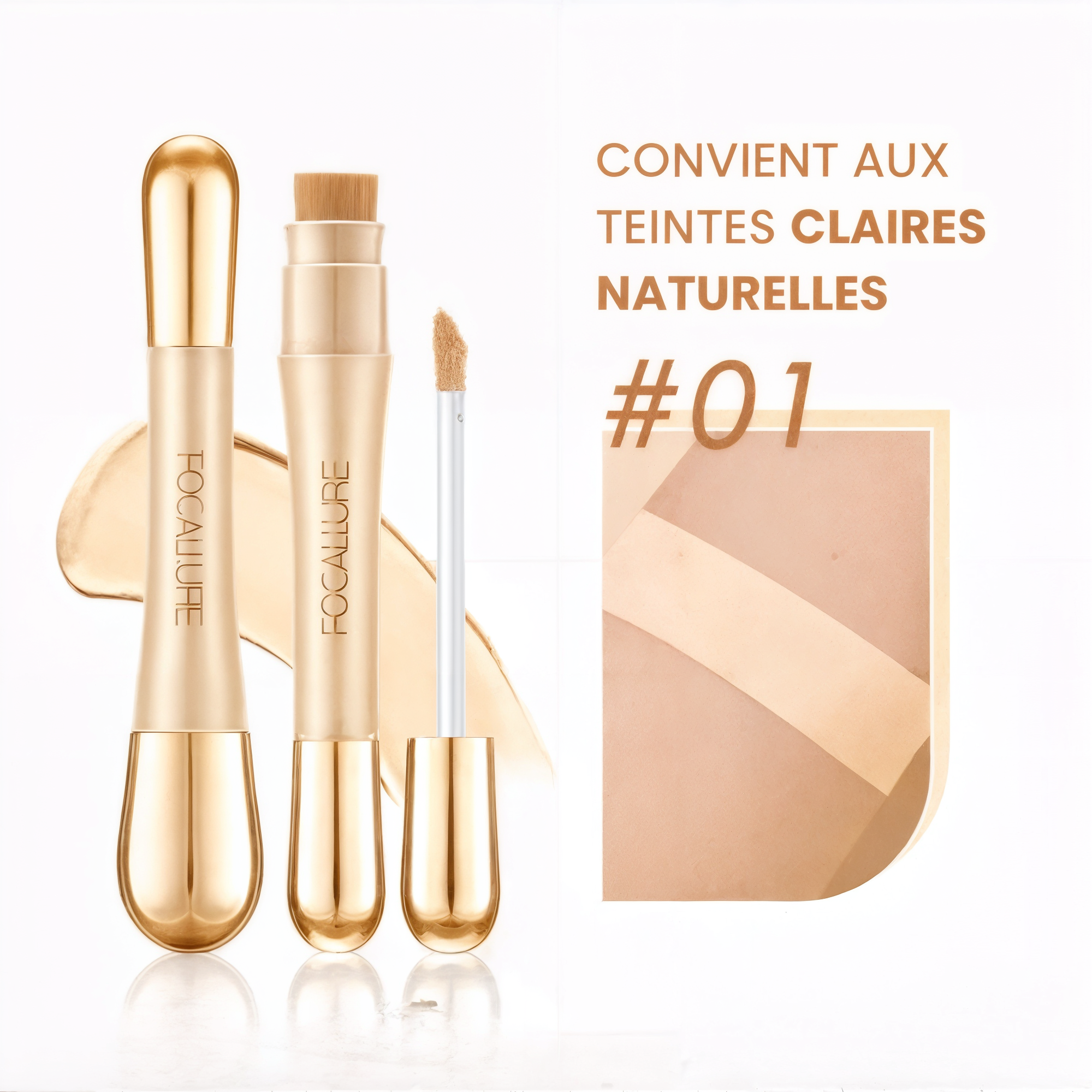 Focallure Correcteur 2‑en‑1 Anti‑rides.
