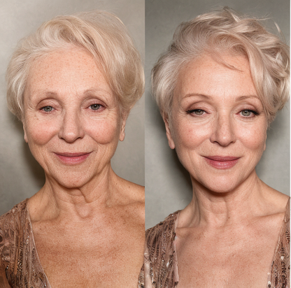 Focallure Correcteur 2‑en‑1 Anti‑rides, Sans Effet Plâtre, Tenue Longue Durée.