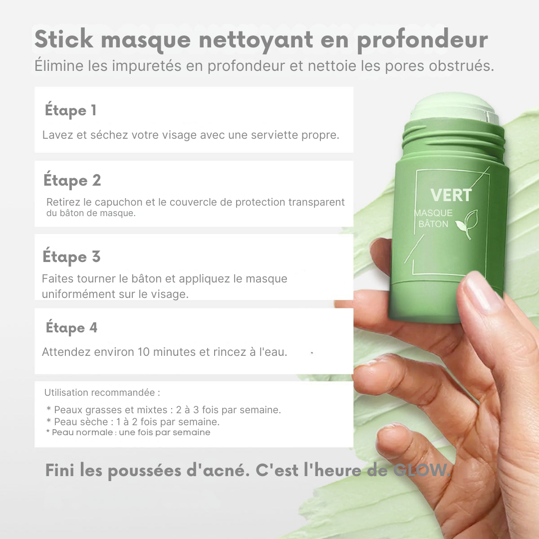 Green - Bâton de Masque au Thé Vert Anti-Pores