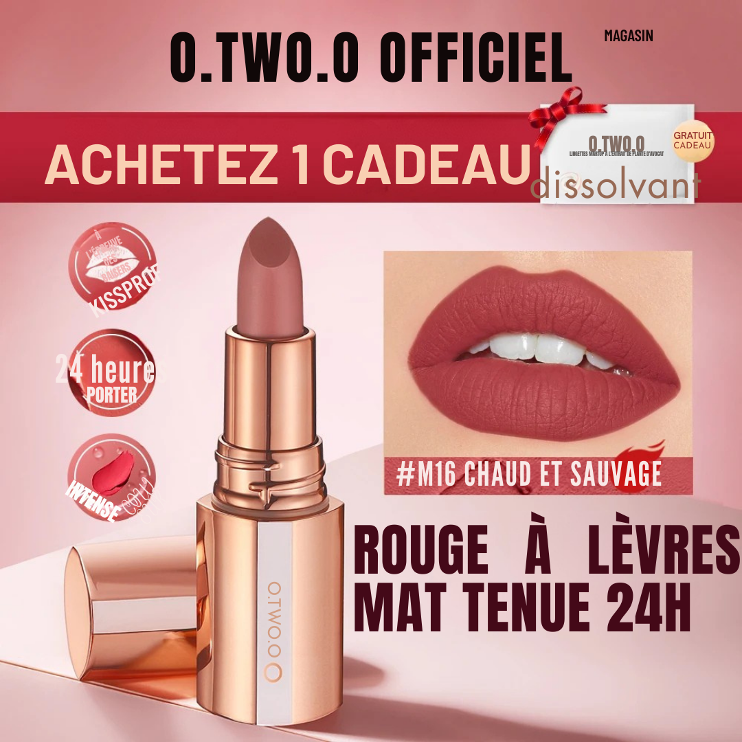 Rouge à Lèvres Mat O.TWO.O Velouré®