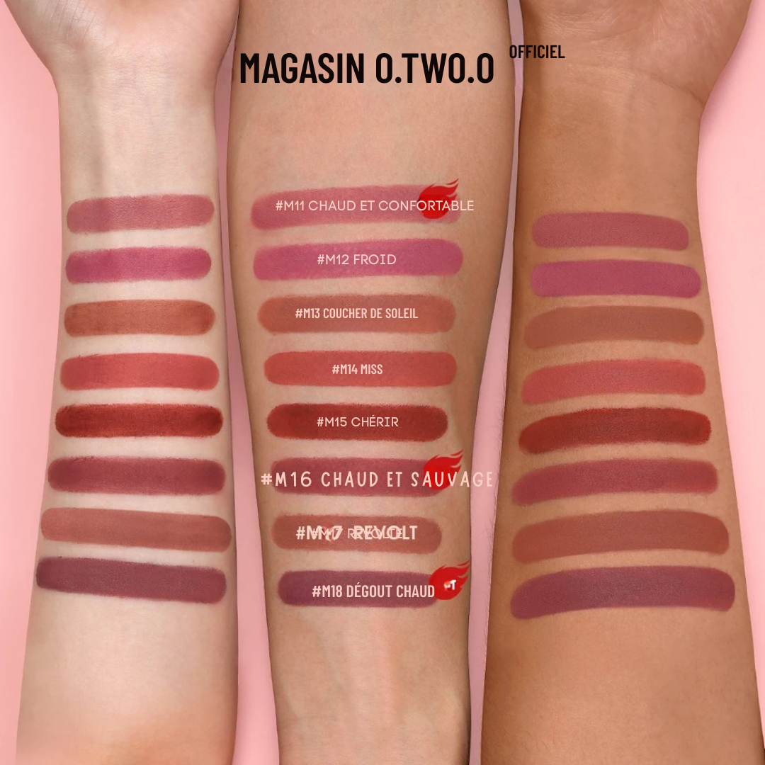 Rouge à Lèvres Mat O.TWO.O Velouré®
