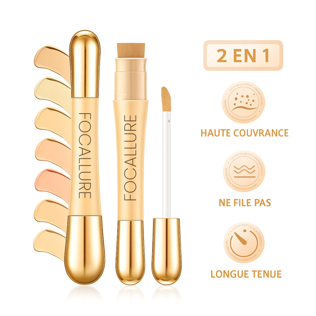 Focallure Correcteur 2‑en‑1 Anti‑rides.