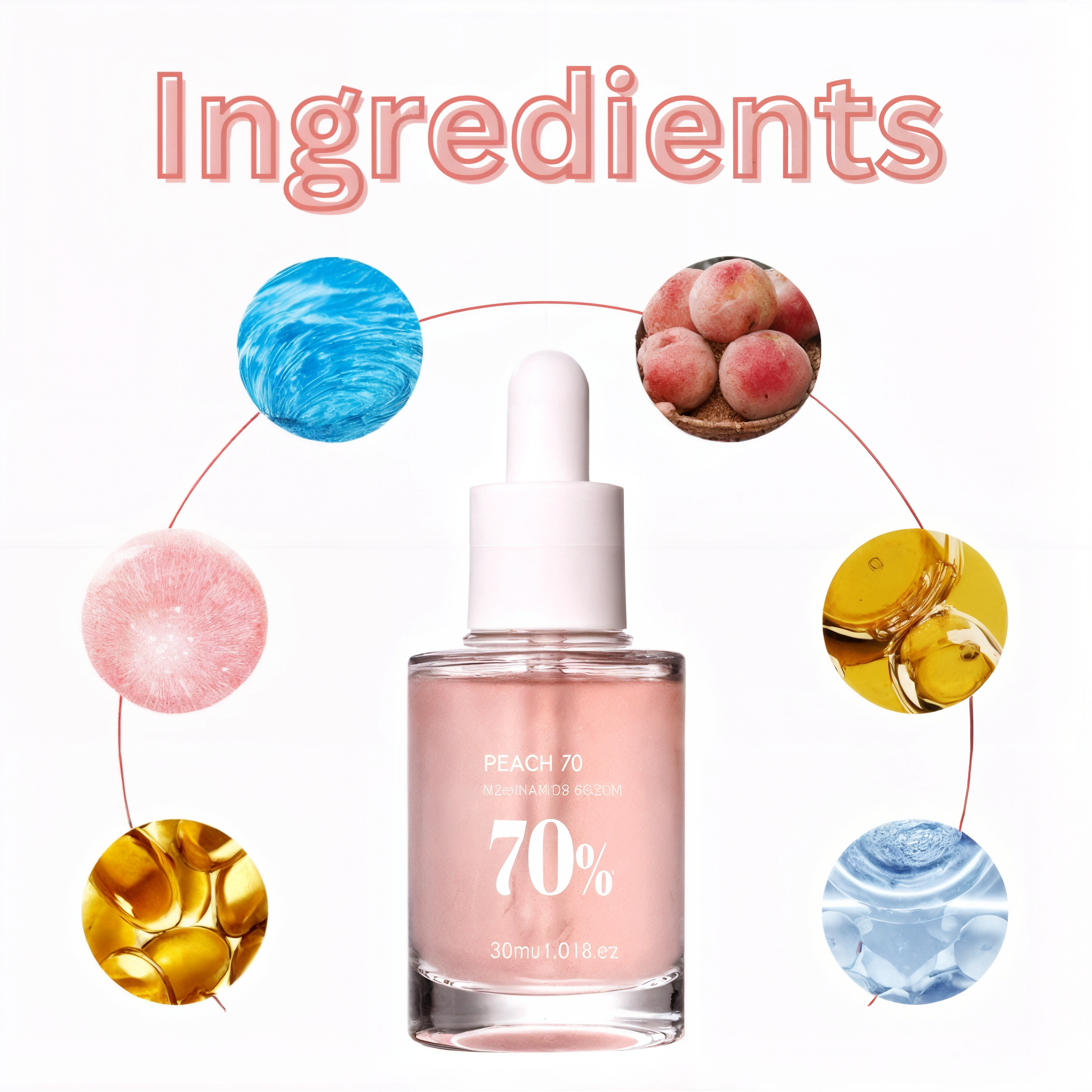 Sérum Niacinamide Pêche 70