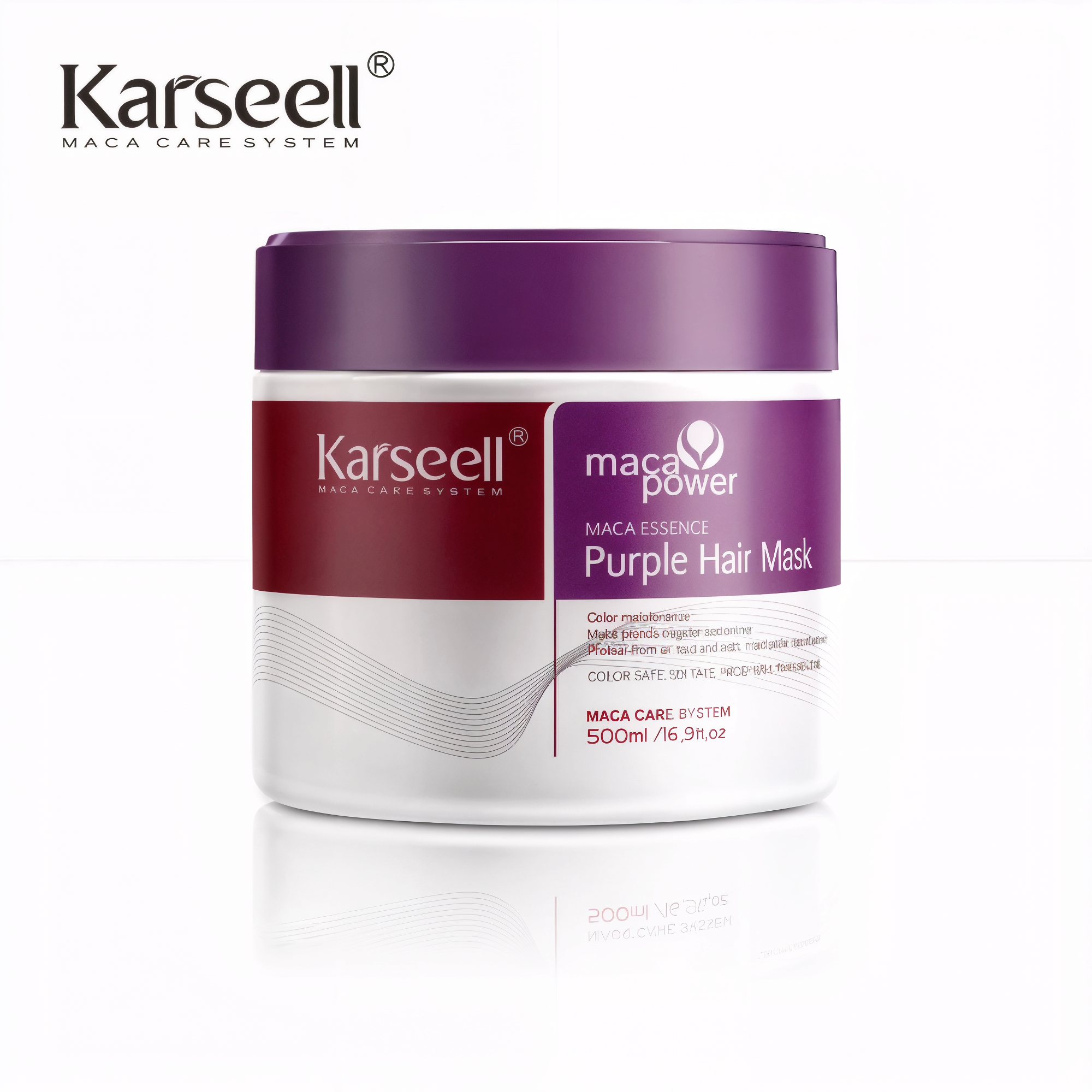 Masque capillaire violet Karseell - Effet blond platine®
